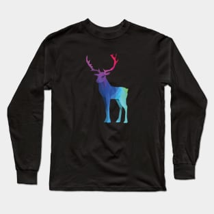 Colorful Reindeer Long Sleeve T-Shirt